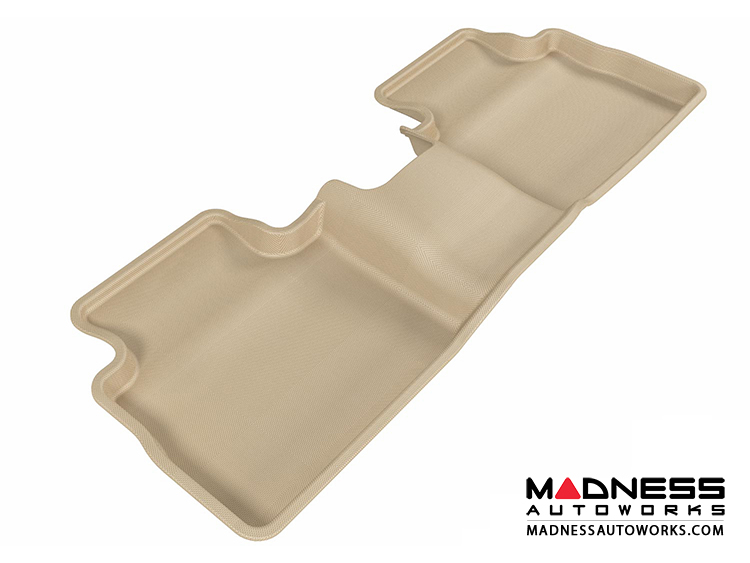 Nissan Rogue Floor Mat - Rear - Tan by 3D MAXpider